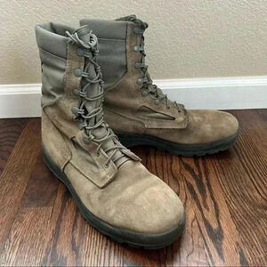 Belleville AFTW Suede Military Gore-Tex Boots Insulated Men’s Size 12 R Green